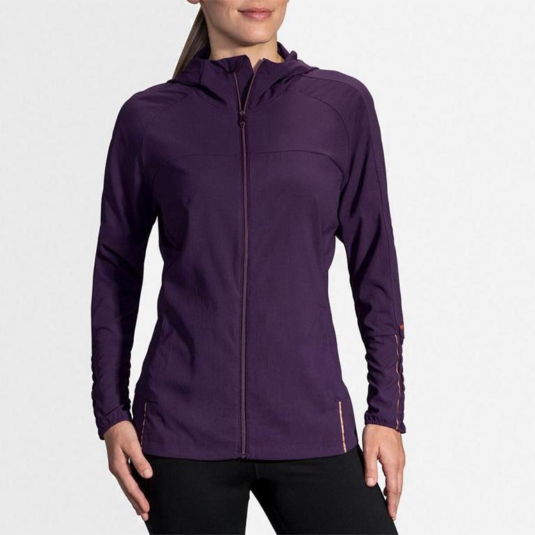 Brooks Canopy - Chaquetas Mujer - Moradas (FM1382965)